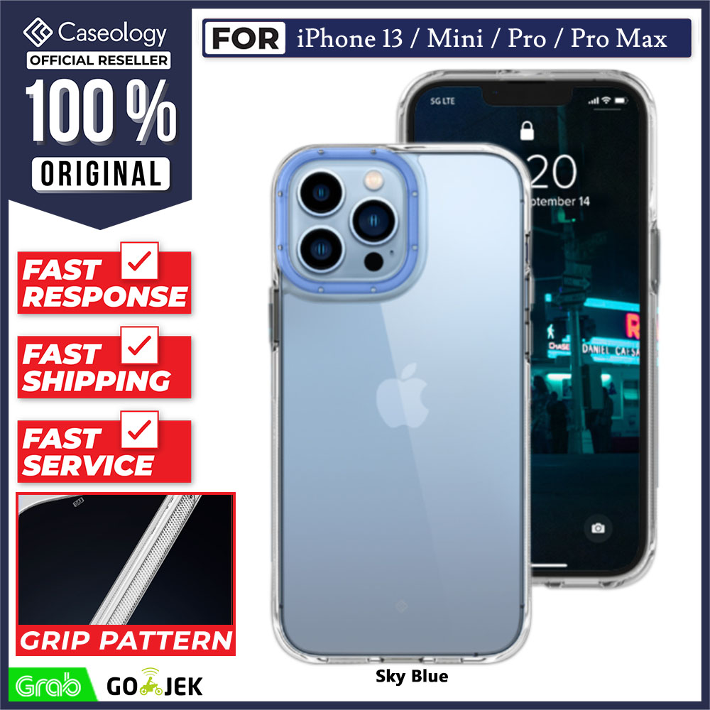 Case iPhone 13 Pro Max 13 Mini Caseology Skyfall Dual Hybrid Casing