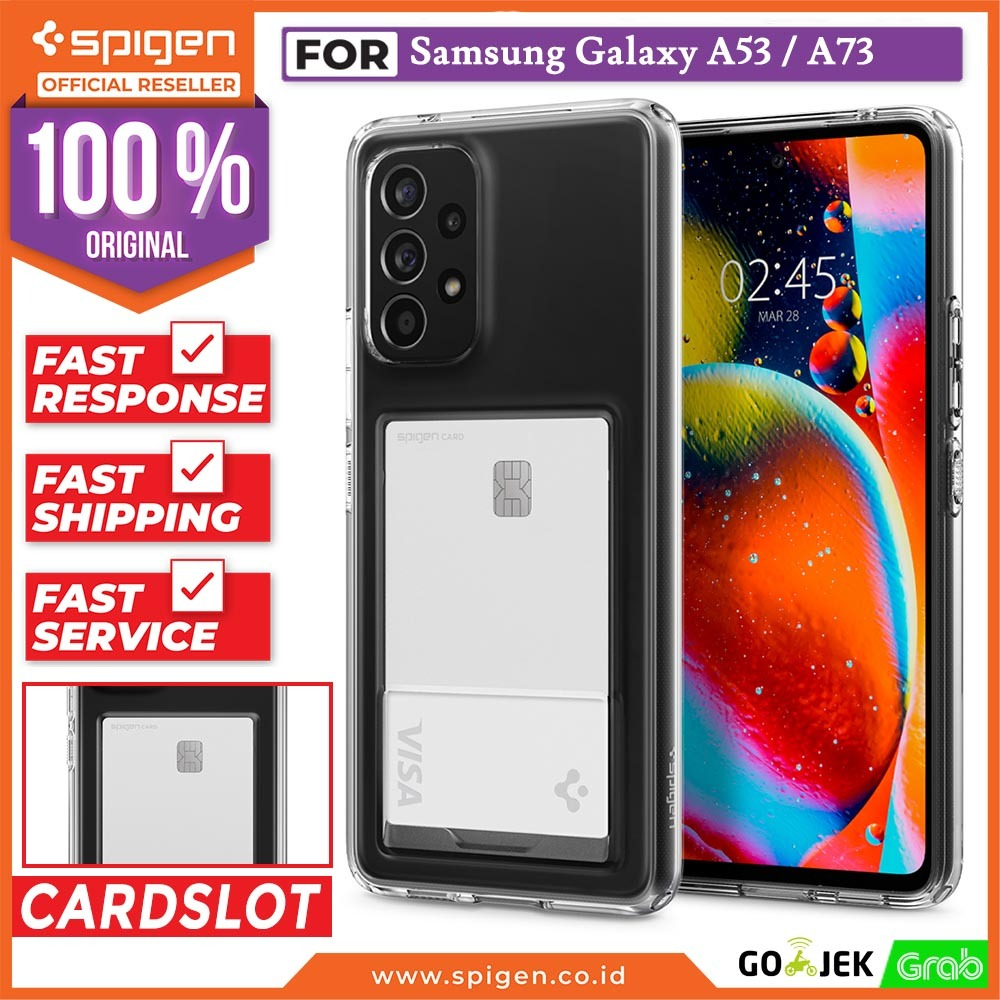 Case Samsung Galaxy A53 / A73 Spigen Crystal Slot Card Wallet Casing