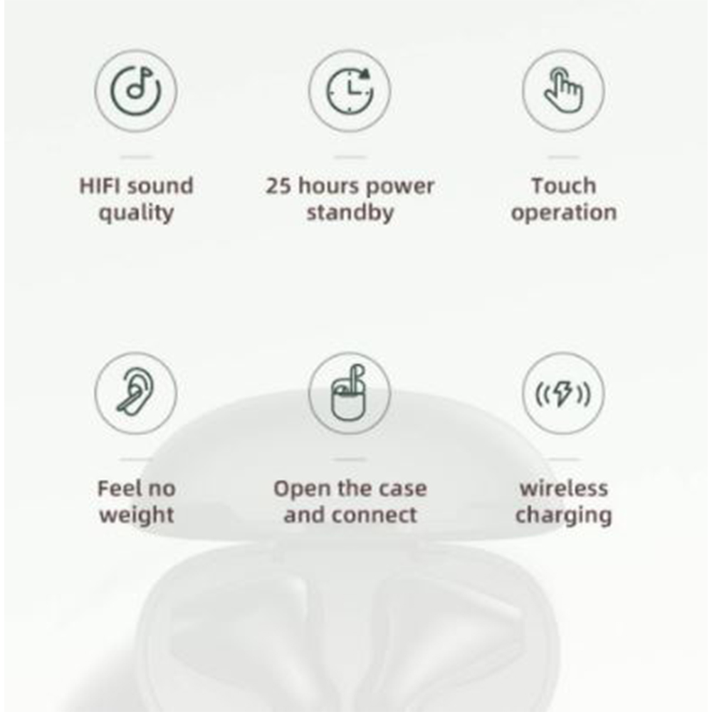 Earphone TWS MCDODO True Wireless Headset Bluetooth 5.0 Waterproof