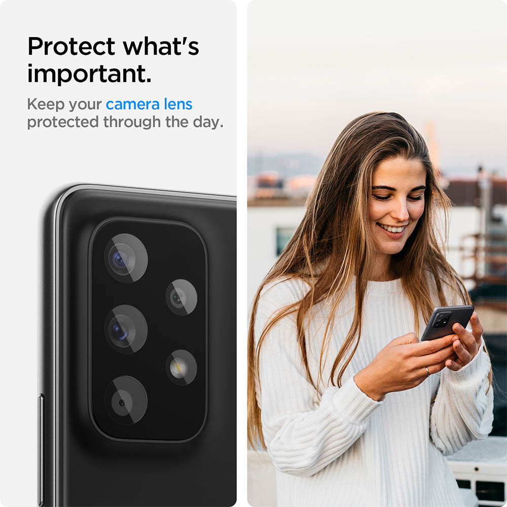 Camera Lens Protector Samsung Galaxy A73/A53/A33 Spigen Glas tR Optik