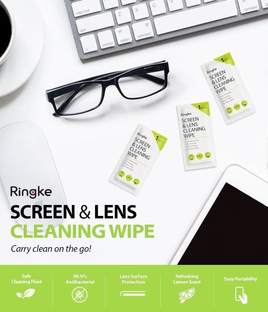 Ringke Screen & Lens Cleaner Wipe Pembersih Layar HP 50P (1 Box)