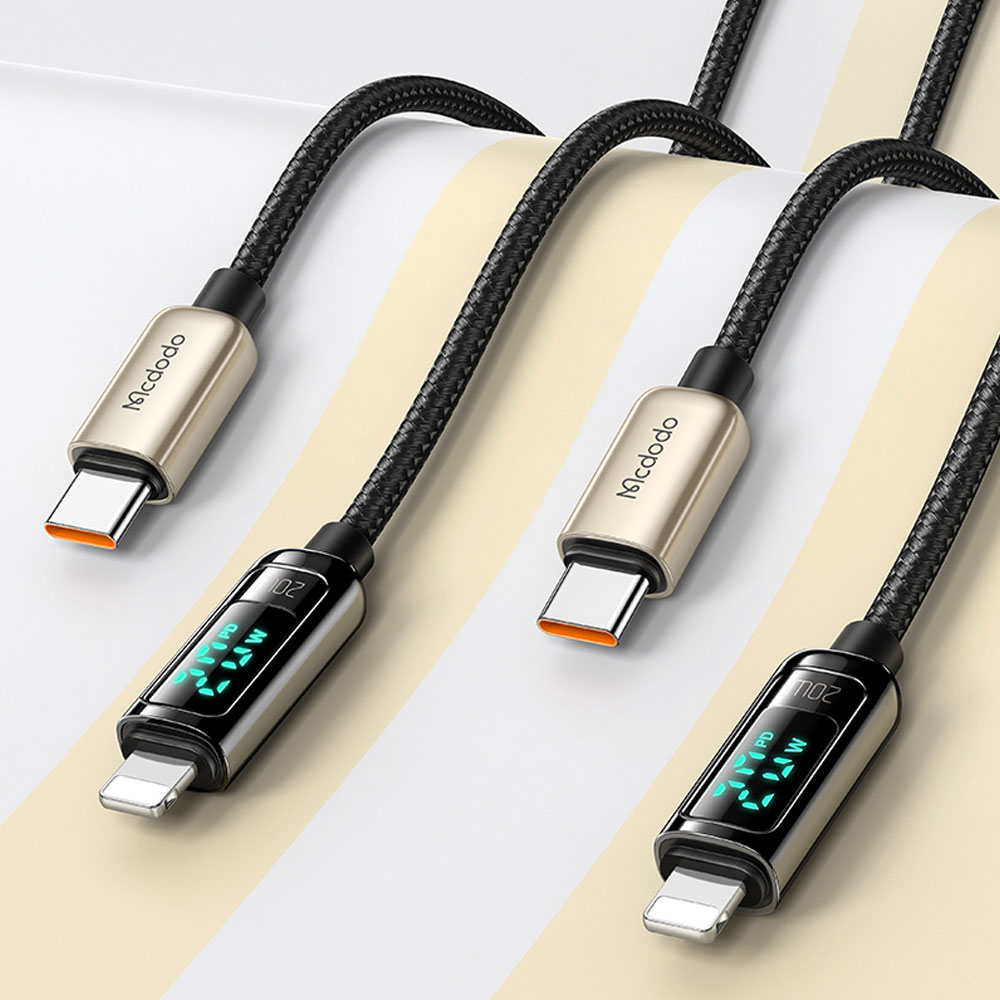 Cable Charger USB C to Lightning MCDODO PD 20W Braided Fast Charging