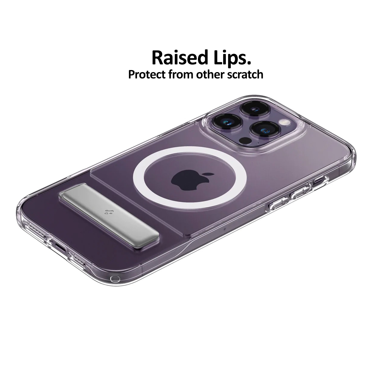 Case iPhone 14 Pro Max Plus Spigen Slim Armor Essential Stand MagSafe