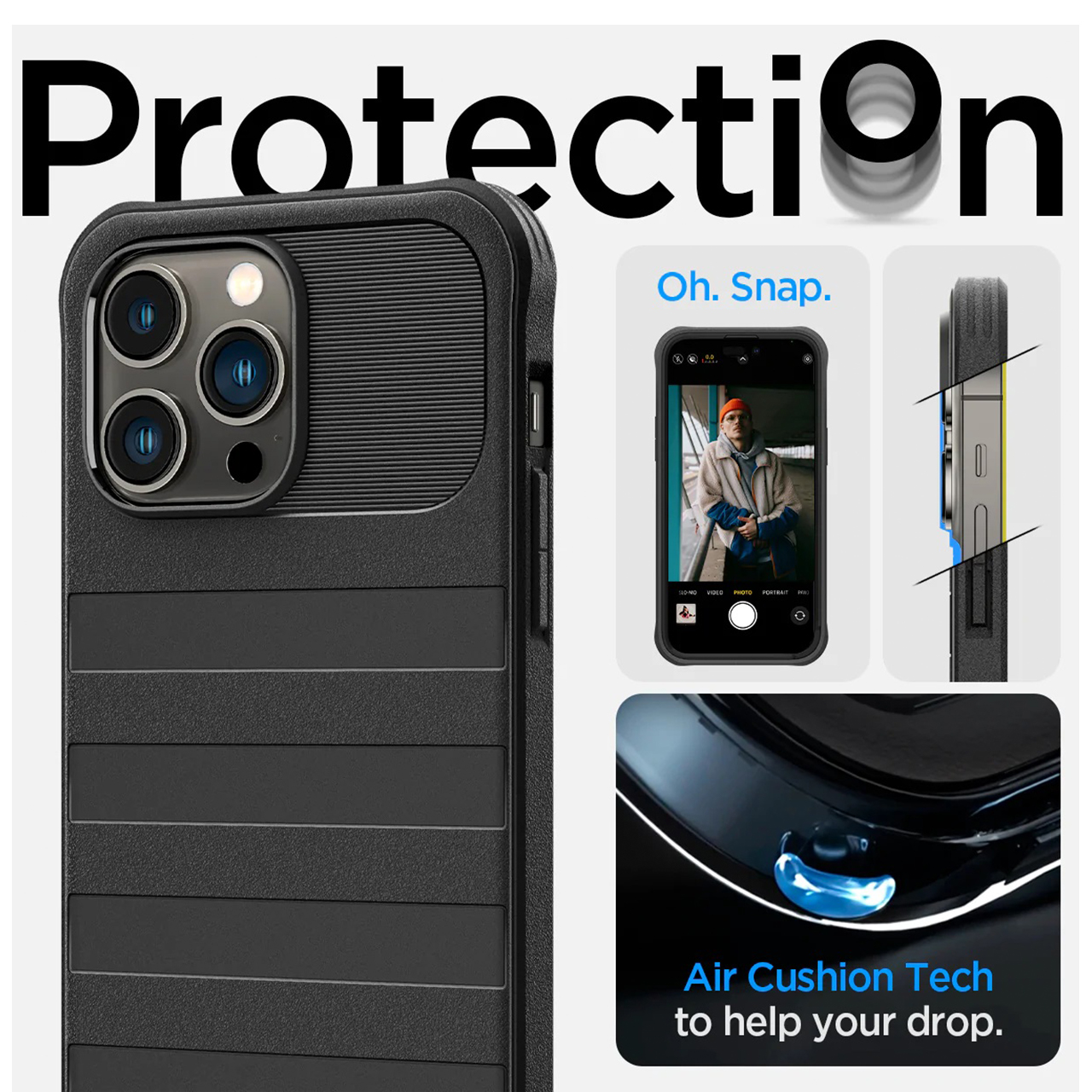 Case iPhone 14 Pro Max Plus Spigen Geo Armor MagSafe 360 Full Cover