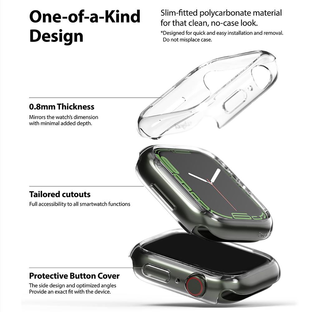 Case Apple Watch 9/8/7 45/41mm Ringke Slim Thin Hardcase Cover Casing