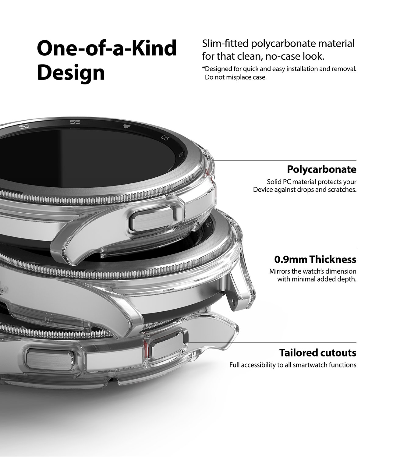 Case Galaxy Watch 4 Classic 42mm / 46mm Ringke Slim Thin Hard Casing