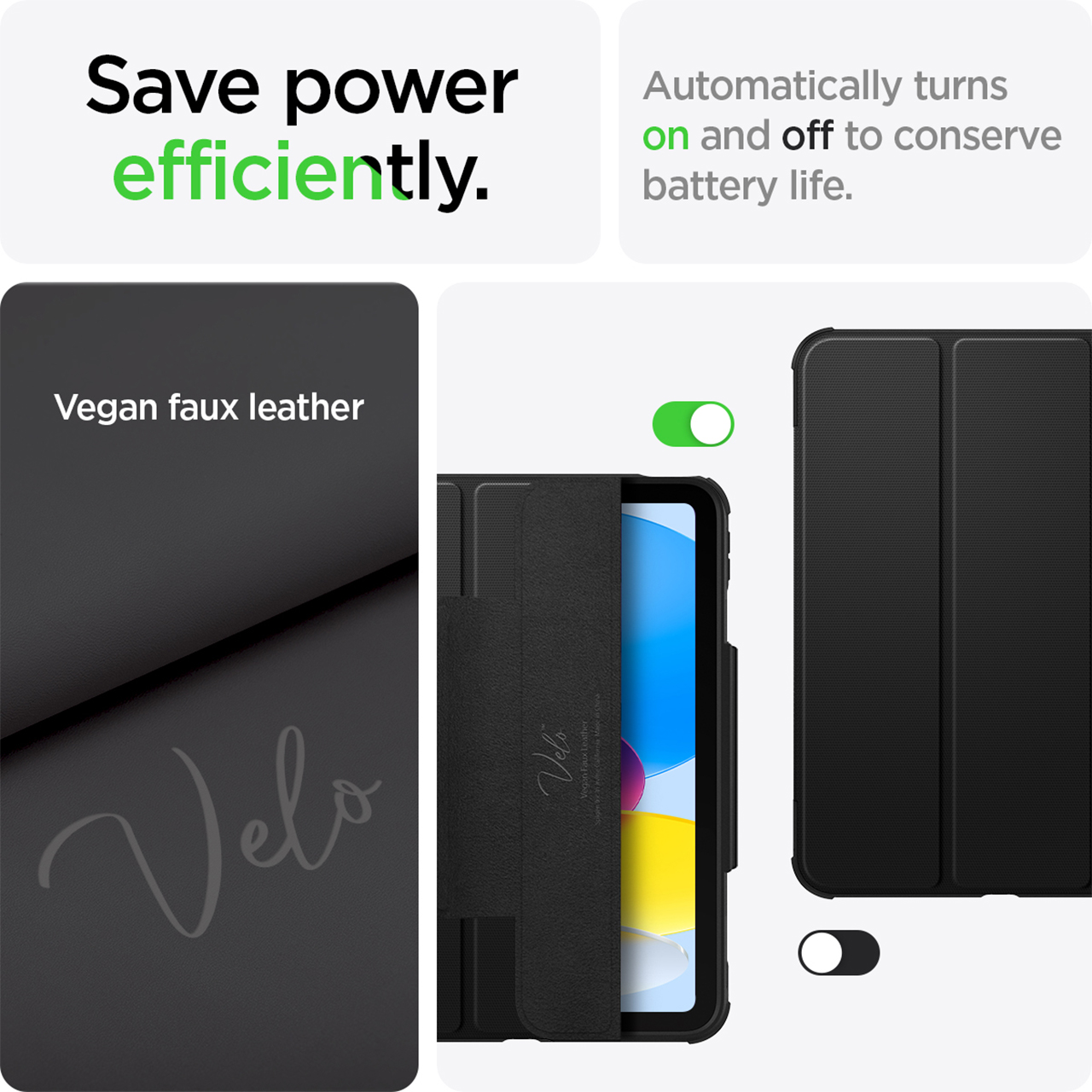 Spigen iPad 10.9" (2022) Rugged Armor Pro - Black ACS05417-1