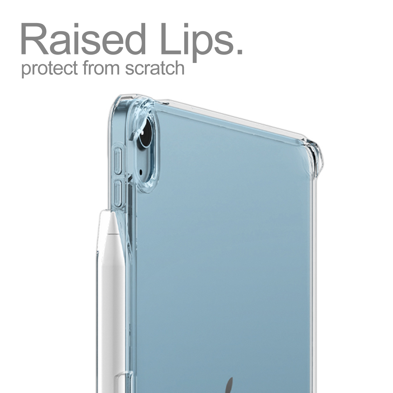 Case iPad Air 4/5 10.9 2022/2020 Spigen Air Skin Hybrid Clear PC Stand