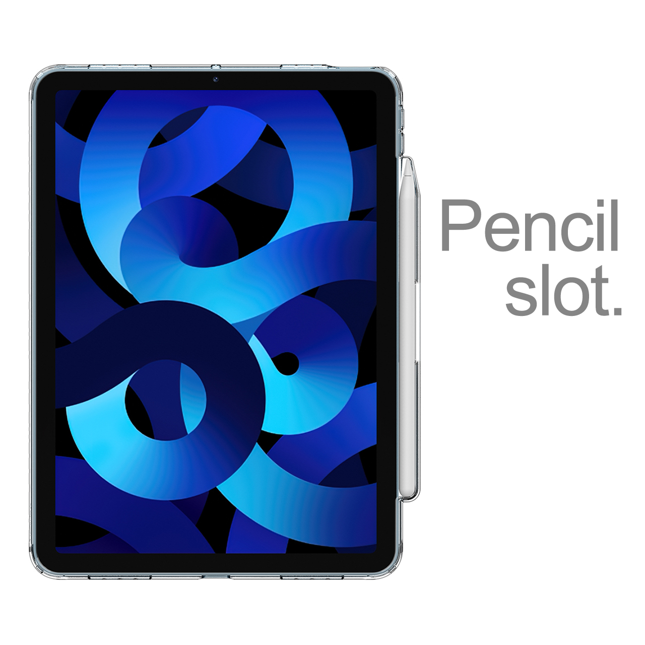 Case iPad Air 4/5 10.9 2022/2020 Spigen Air Skin Hybrid Clear PC Stand