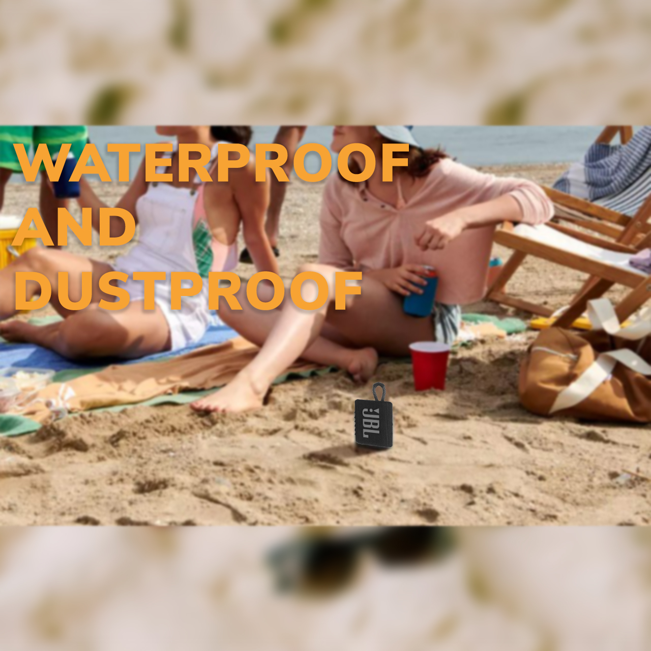 Speaker Wireless/Bluetooth Waterproof JBL GO 3 Mini Portable HD Audio