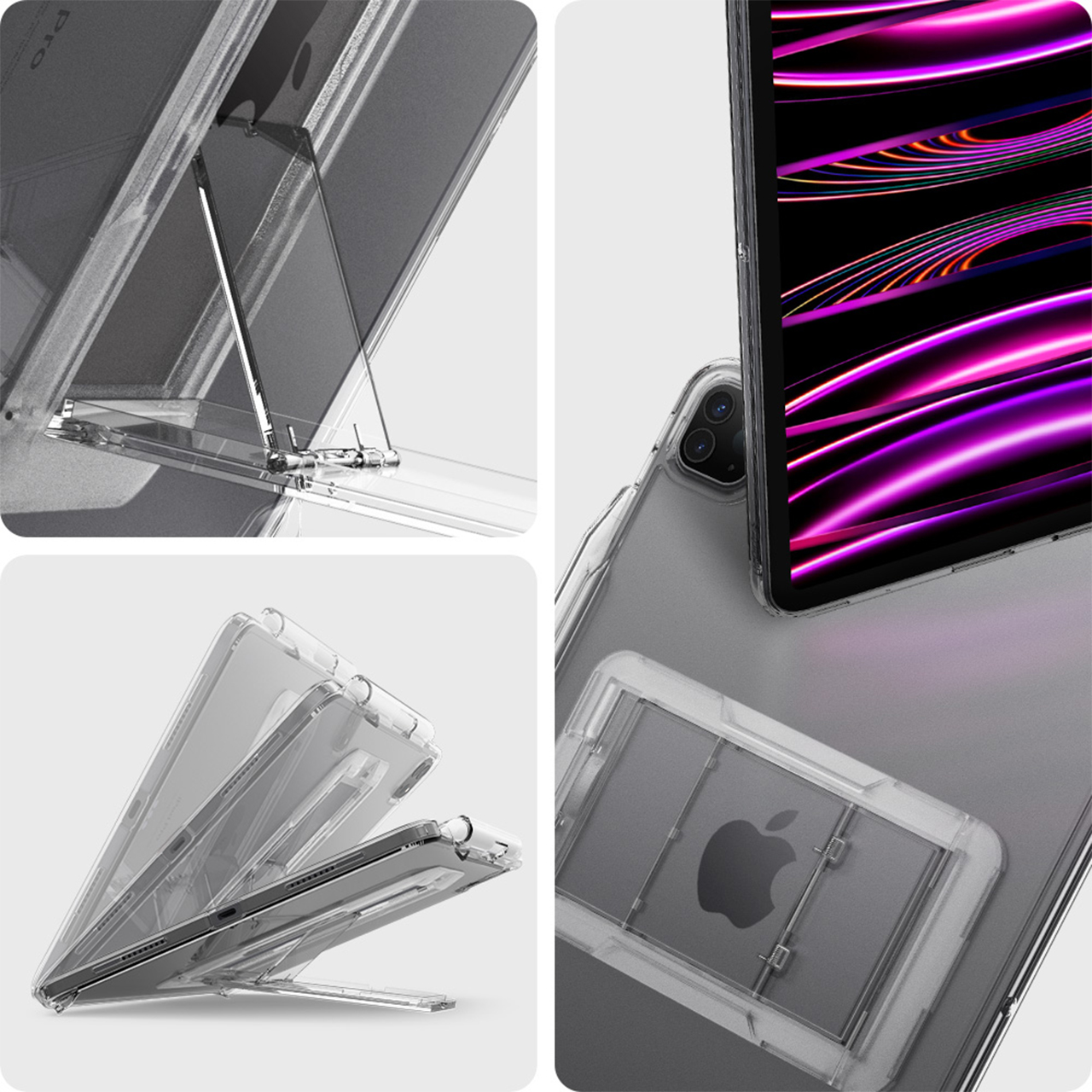 Spigen iPad Pro 11" (2022 / 2021 / 2020 / 2018) Case Flip Cover Air Skin Hybrid S - Crystal Clear ACS05448