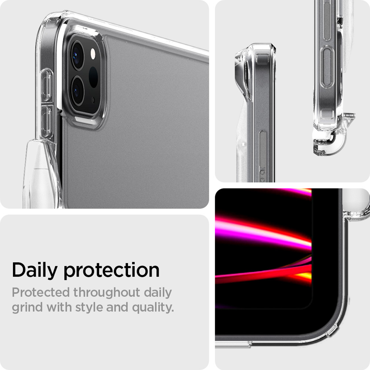 Spigen iPad Pro 11" (2022 / 2021 / 2020 / 2018) Case Flip Cover Air Skin Hybrid S - Crystal Clear ACS05448