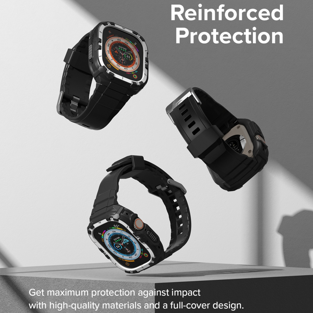 Case Apple Watch Ultra 2 49mm Ringke Fusion X Guard Strap Cover Casing