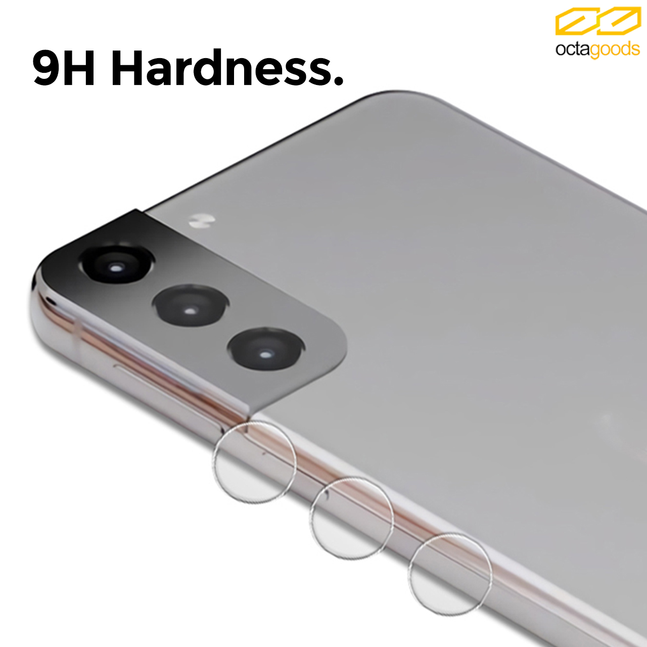 Camera Lens Tempered Glass Samsung Galaxy S21 FE 5G OctaGoods Clear
