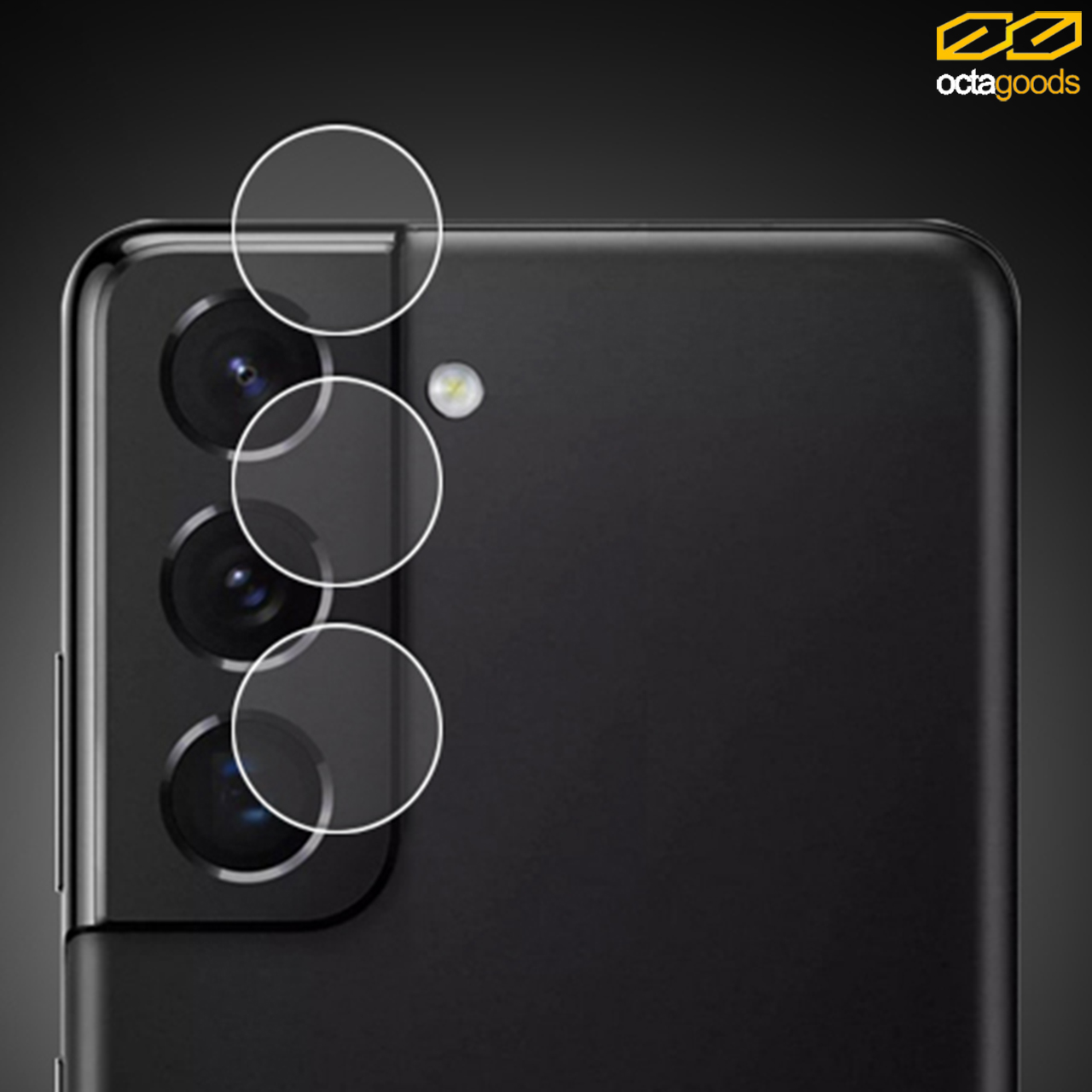 Camera Lens Tempered Glass Samsung Galaxy S21 FE 5G OctaGoods Clear