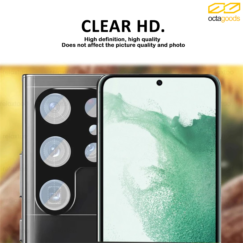 Camera Lens Tempered Glass Samsung Galaxy S22 Ultra Plus 5G OctaGoods
