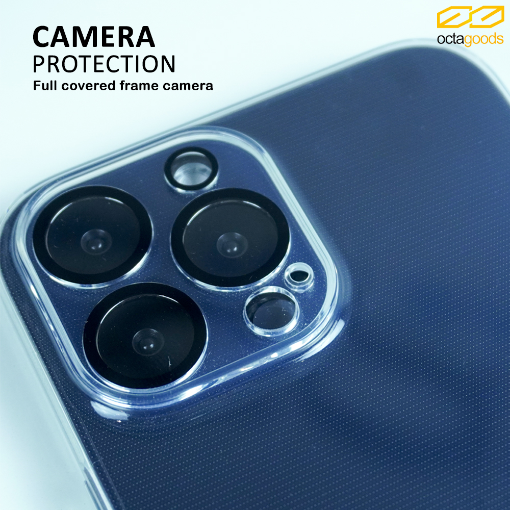 Case iPhone 13 Pro Max Mini Octagoods Camera Protection Soft Casing