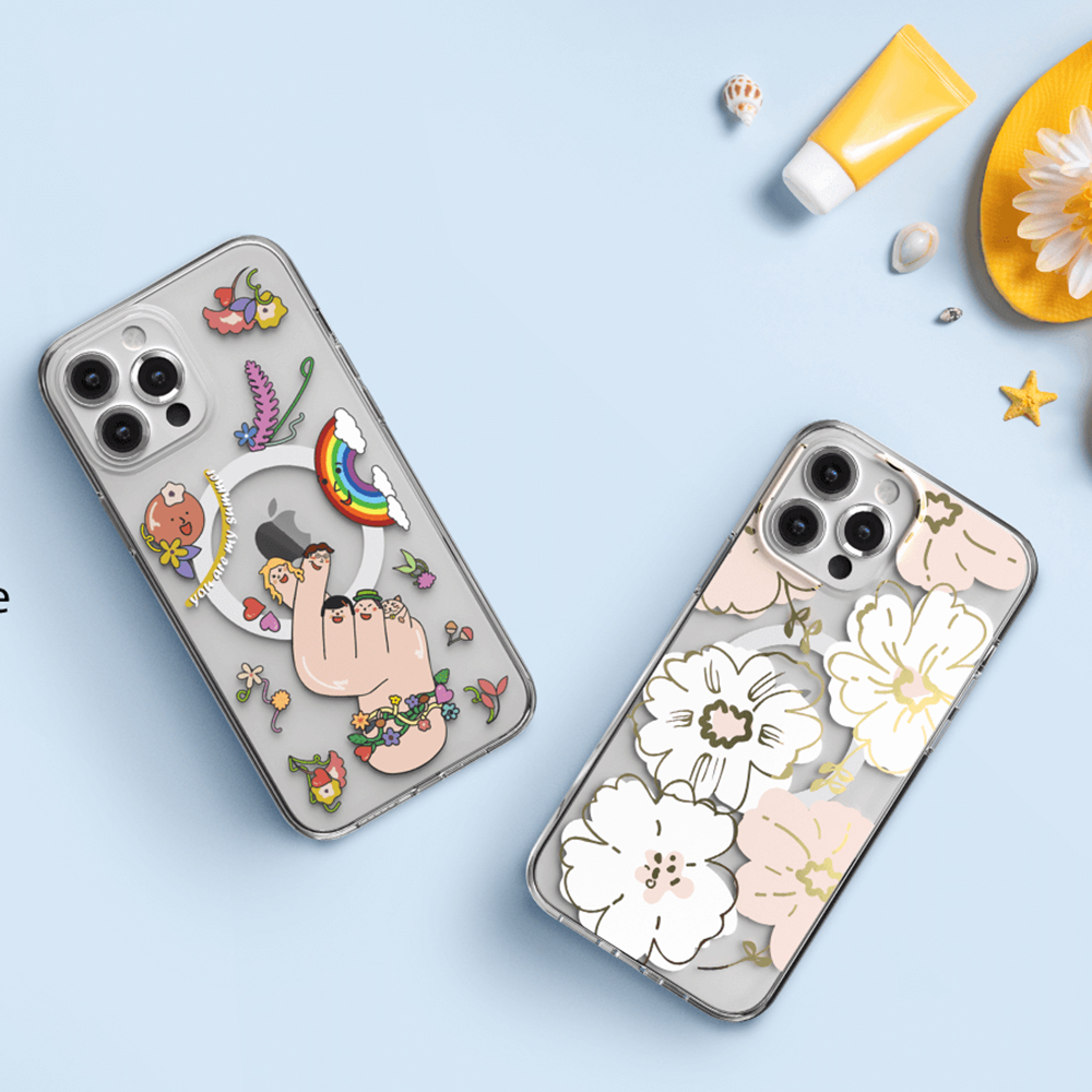 Case iPhone 13 Pro Max Mini SwitchEasy MagLamour Cute Flower Casing