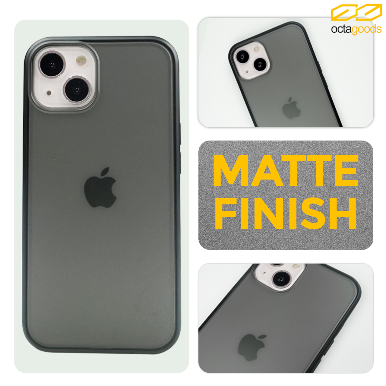 Case iPhone 13 Pro Max Mini Octagoods Edge Bumper Hybrid Matte Casing