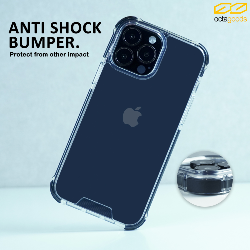 Case iPhone 13 Pro Max Mini Octagoods Hybrid X V2 Clear Bumper Casing