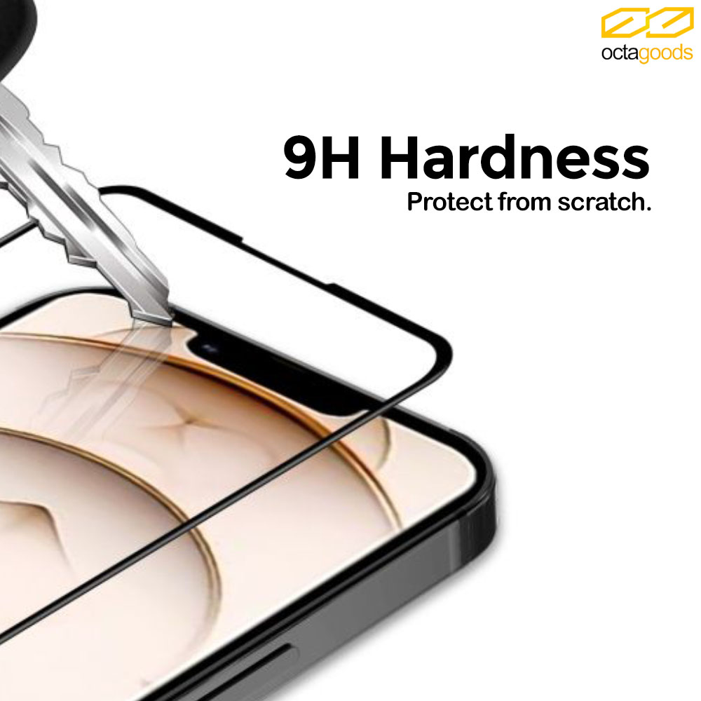 Tempered Glass iPhone 13 Pro Max Mini OCTA Full Cover Clear Glass