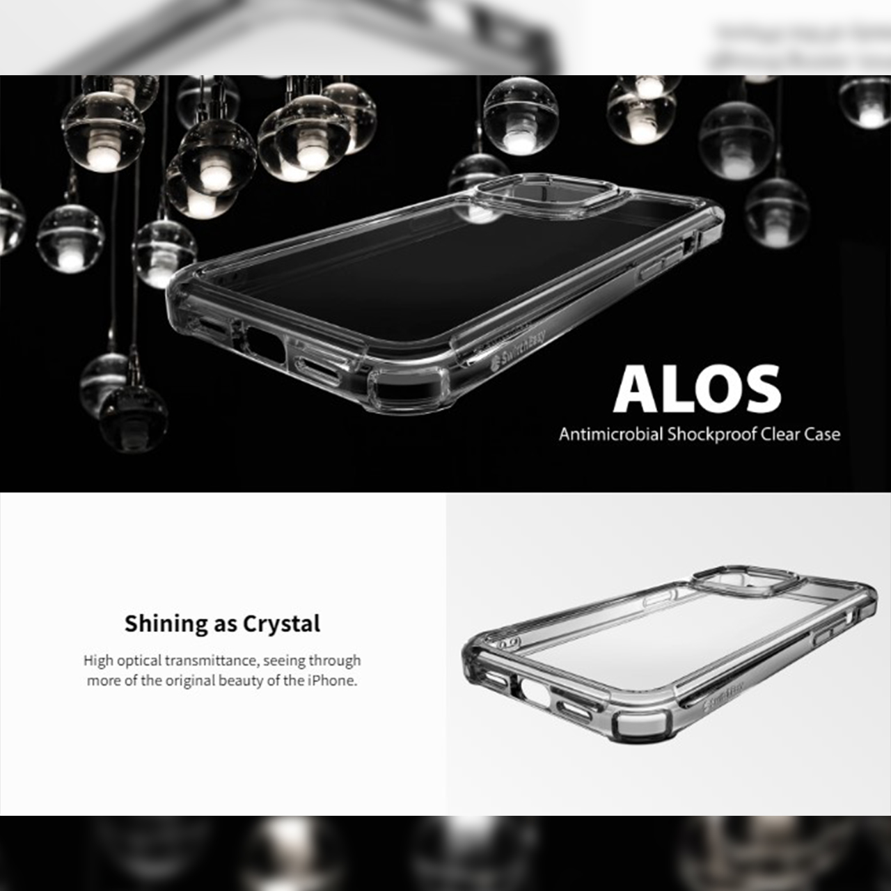 Case iPhone 13 Pro Max Mini Switcheasy Alos Anti Crack Hybrid Casing