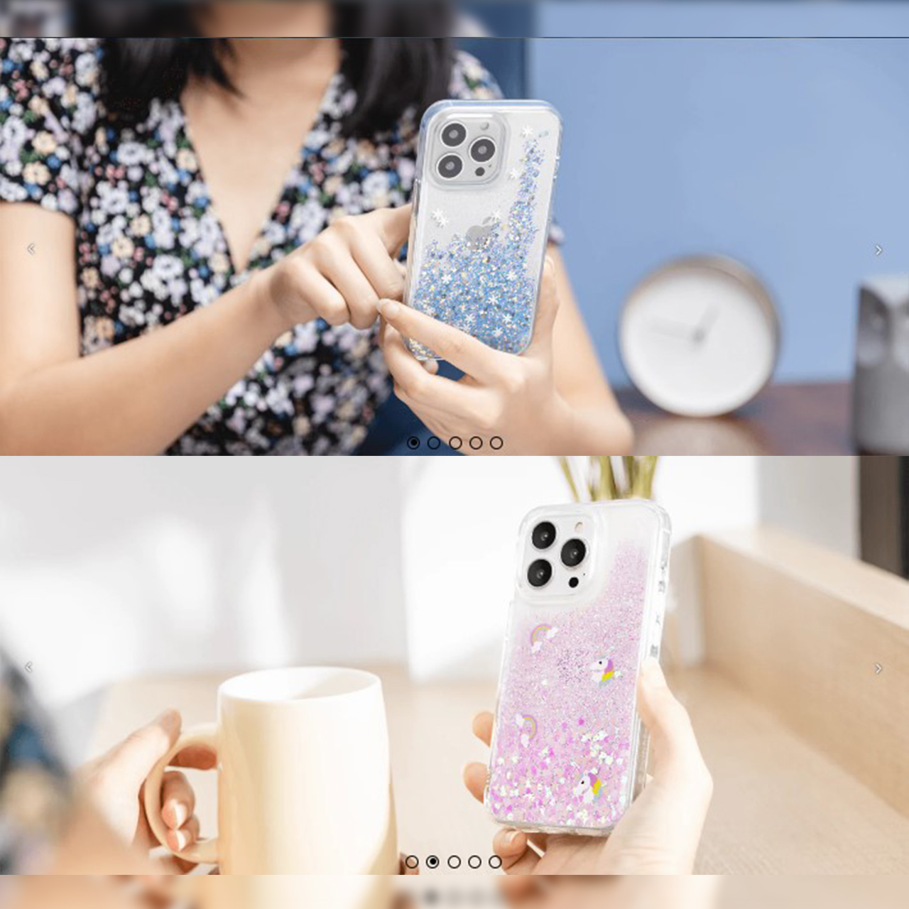 Case iPhone 13 Pro Max Mini SwitchEasy Starfield Gliter Hybrid Casing