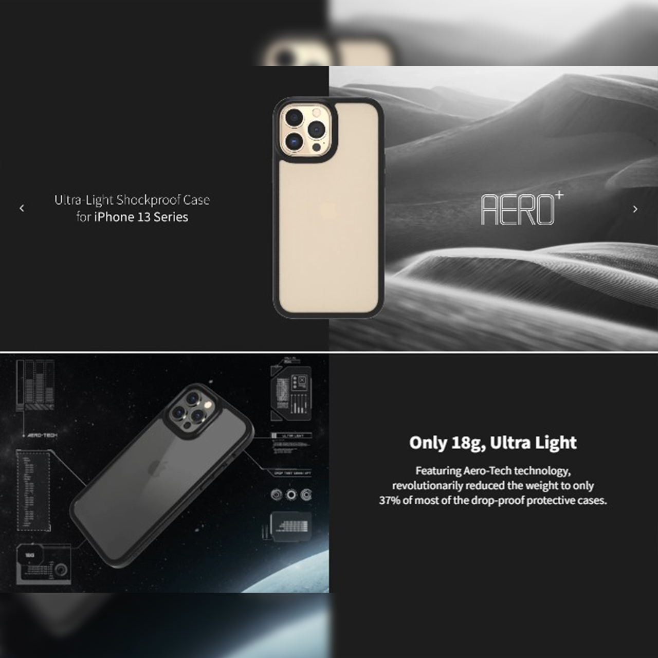 Case iPhone 13 Pro Max Mini SwitchEasy Aero Plus Hybrid Slim Casing