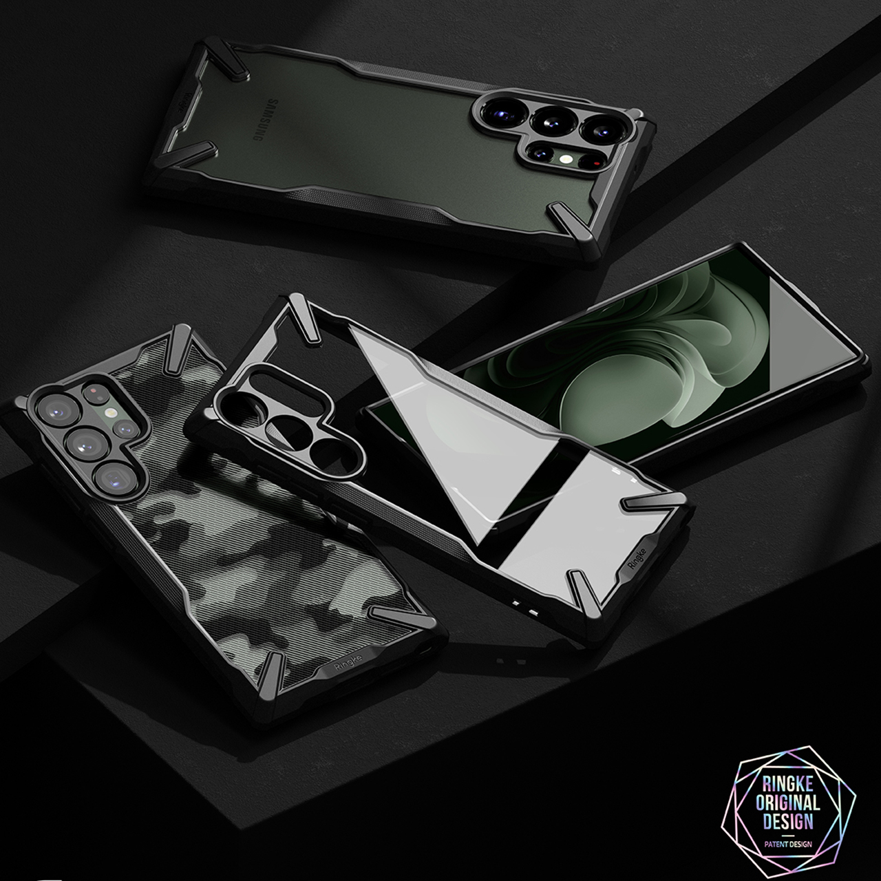 Case Samsung Galaxy S23 Ultra Plus Ringke Fusion X Anti Crack Casing
