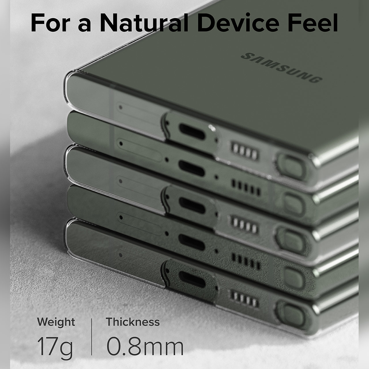 Case Samsung Galaxy S23 Ultra Plus Ringke Slim Hard Thin Cover Casing