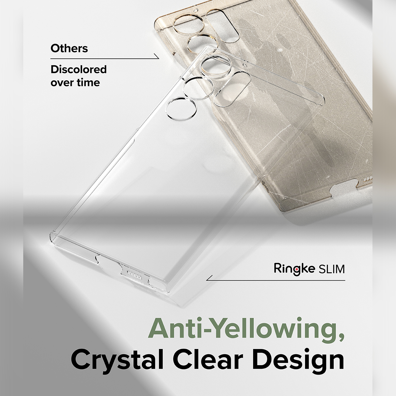Case Samsung Galaxy S23 Ultra Plus Ringke Slim Hard Thin Cover Casing