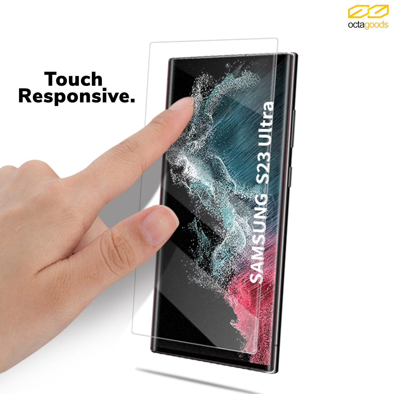 Octagoods Galaxy S23 Ultra Tempered Glass UV Glass - SX6973-1
