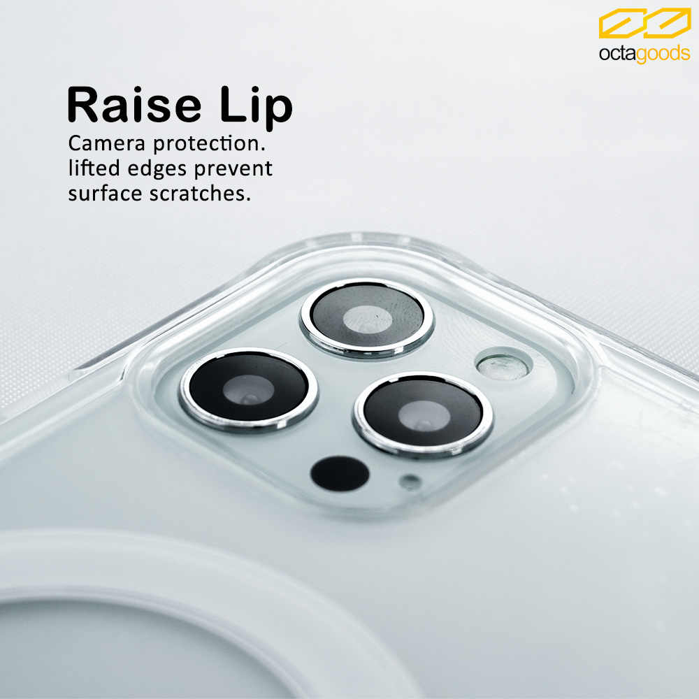 Case iPhone 12 Pro Max 12 Mini OctaGoods Dual Clear MagSafe Casing