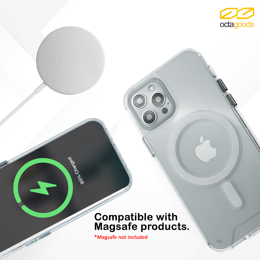 Case iPhone 12 Pro Max Mini Octa Case Tough Clear MagSafe Casing
