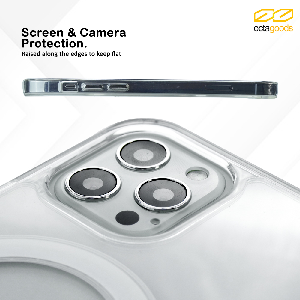 Case iPhone 12 Pro Max Mini Octa Case Tough Clear MagSafe Casing