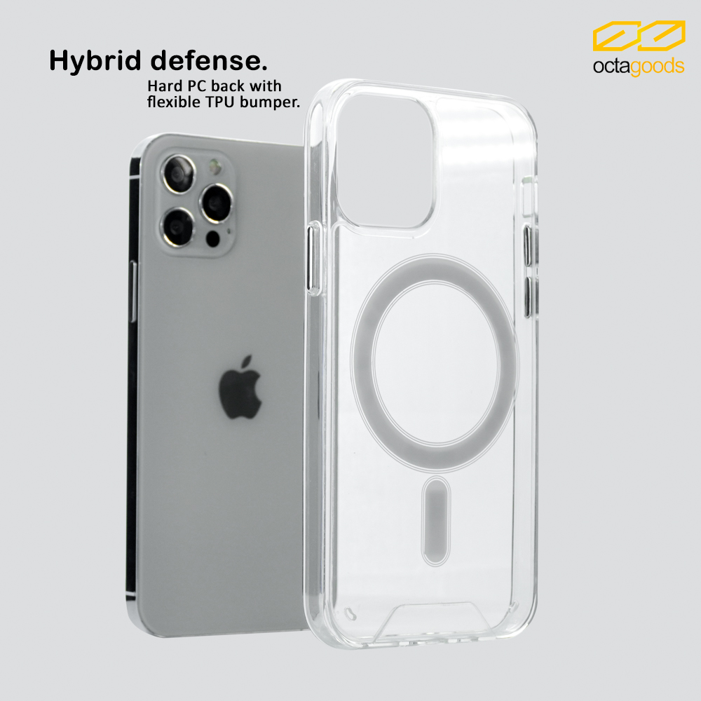 Case iPhone 12 Pro Max Mini Octa Case Tough Clear MagSafe Casing