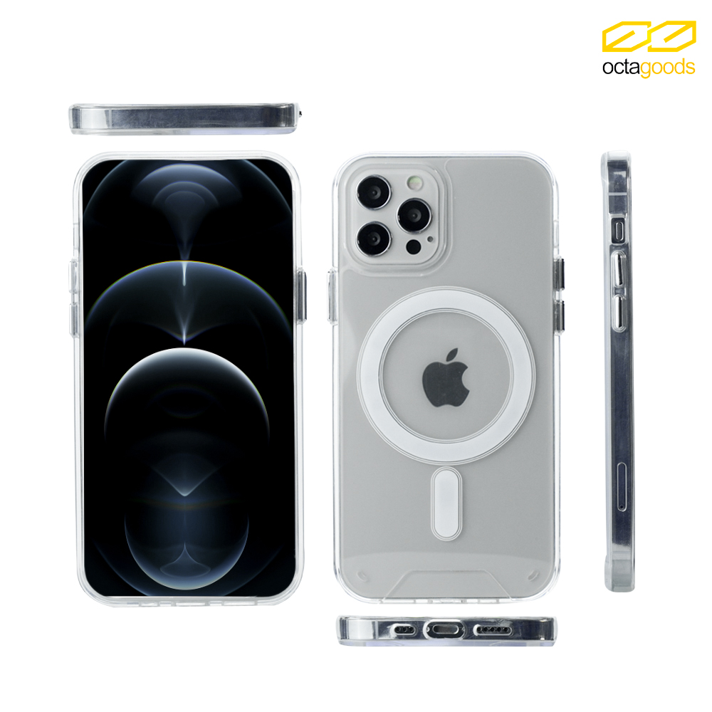 Case iPhone 12 Pro Max Mini Octa Case Tough Clear MagSafe Casing