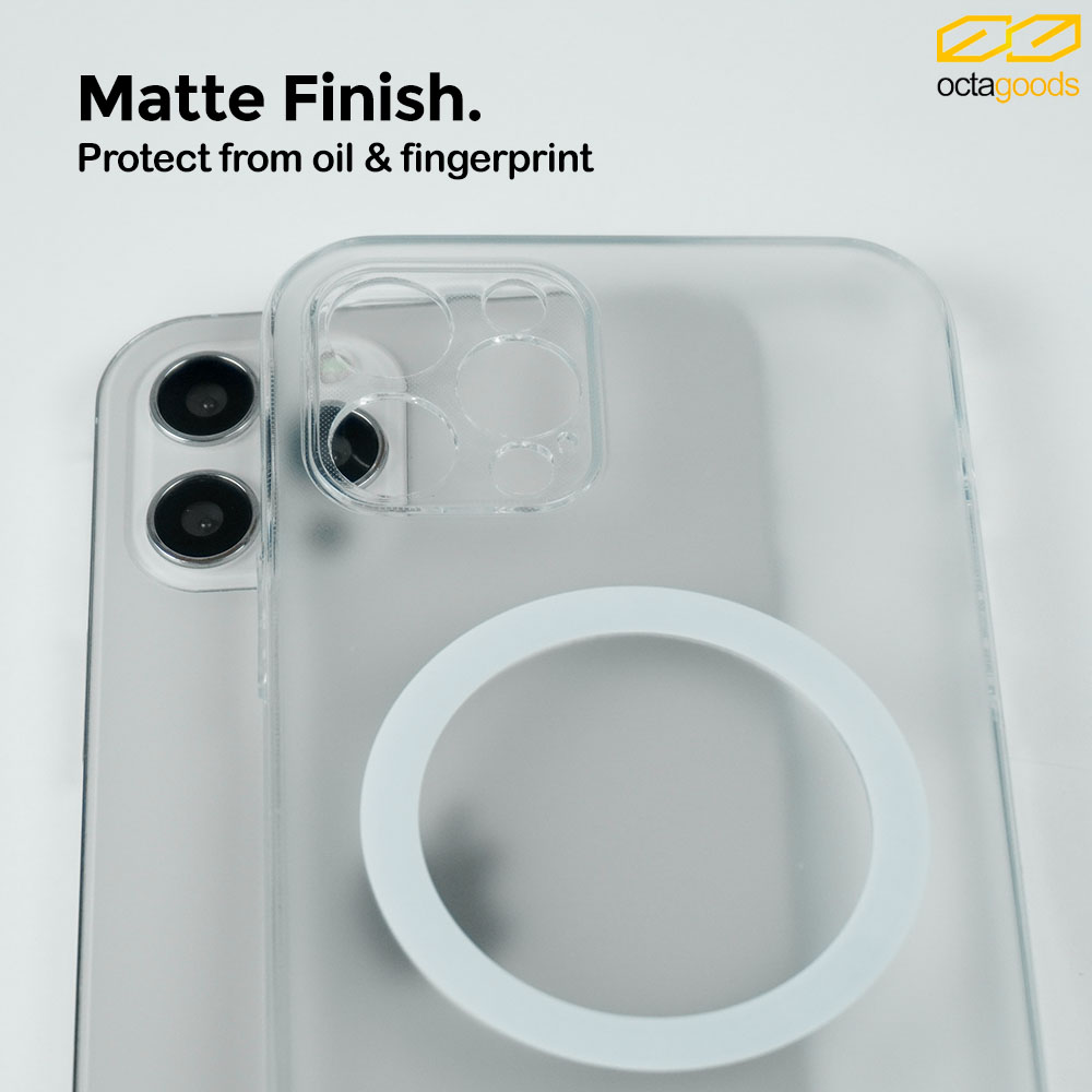 Case iPhone 12 Pro Max Mini  Octagoods Dual Frosted MagSafe V2 Casing
