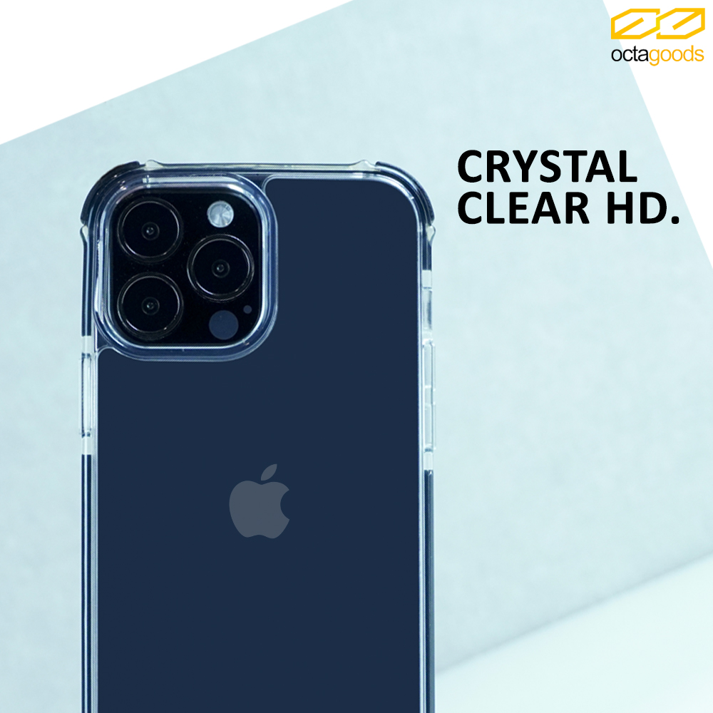 Case iPhone 12 Pro Max Mini Octagoods Hybrid X V2 Clear Bumper Casing