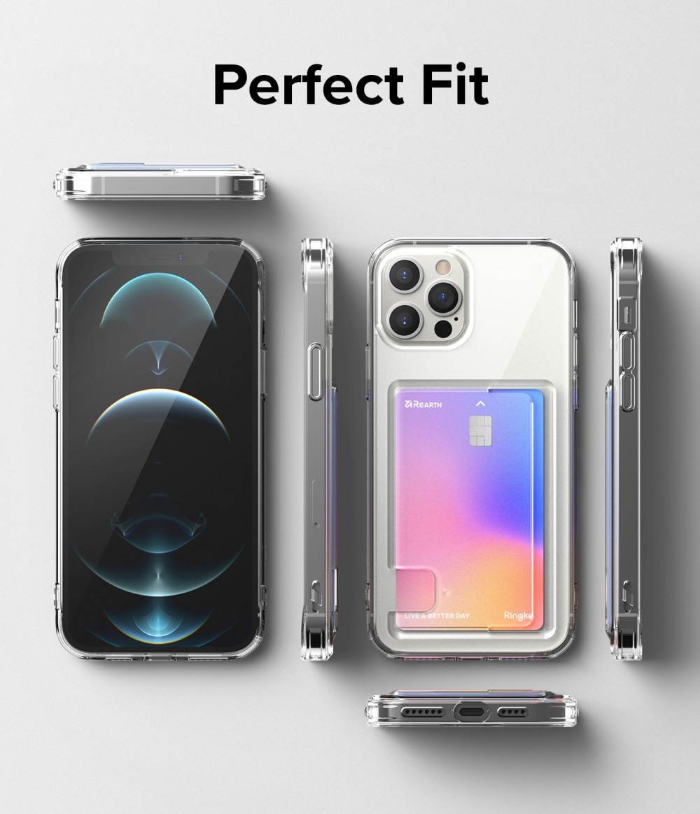 Case iPhone 12 Pro Max Mini Ringke Fusion Card Hybrid Clear Casing