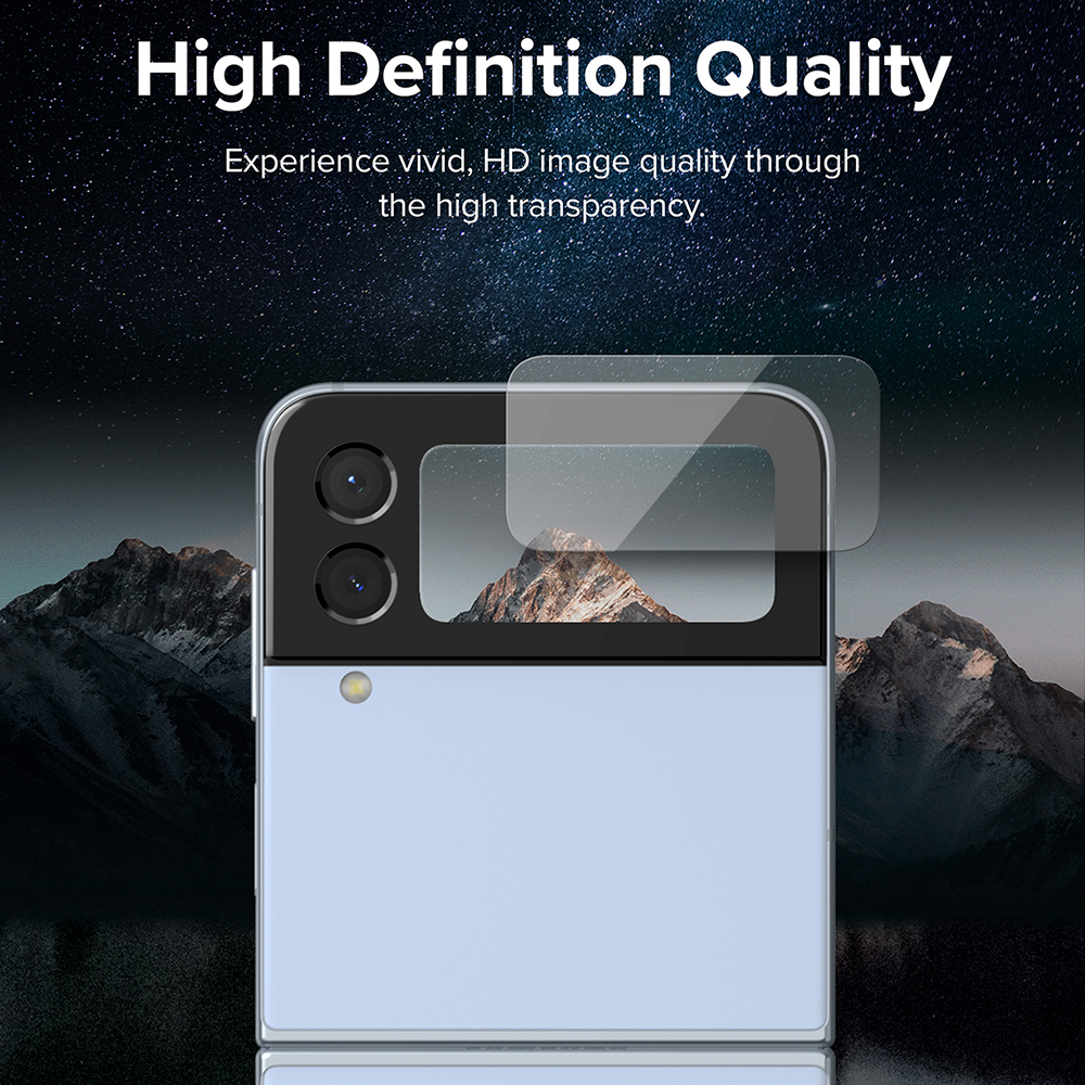 Tempered Glass Samsung Galaxy Z Flip 4 Ringke ID Clear Cover Display