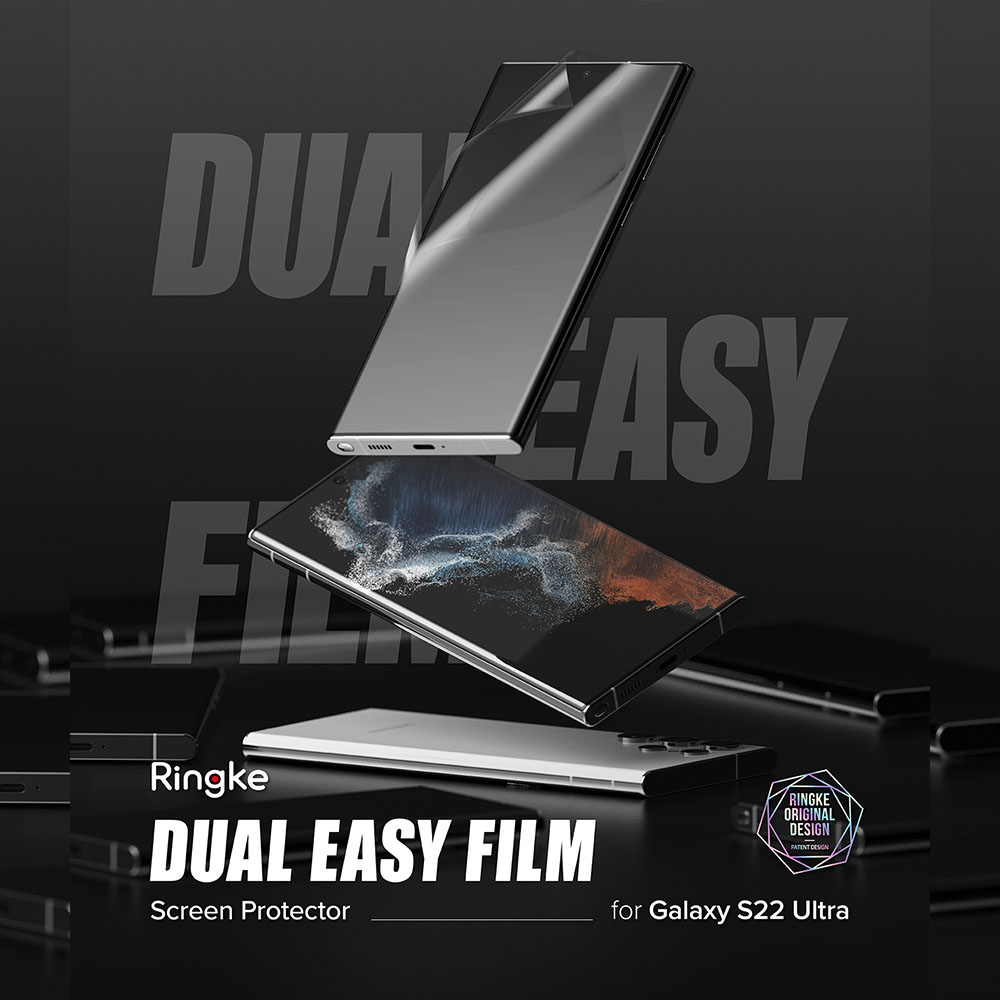 Screen Protector Samsung Galaxy S22 Plus Ultra Ringke Dual Easy Film