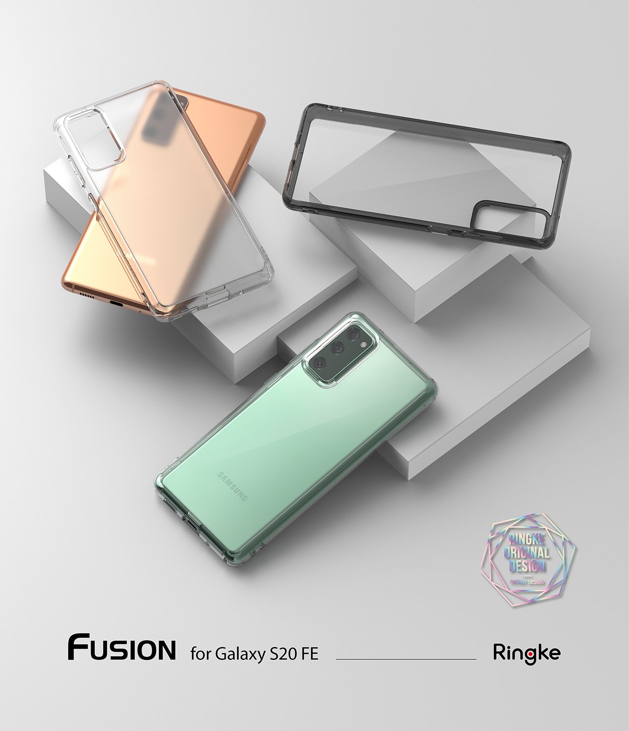 Case Samsung Galaxy S20 FE Ringke Fusion Anti Crack Clear Casing