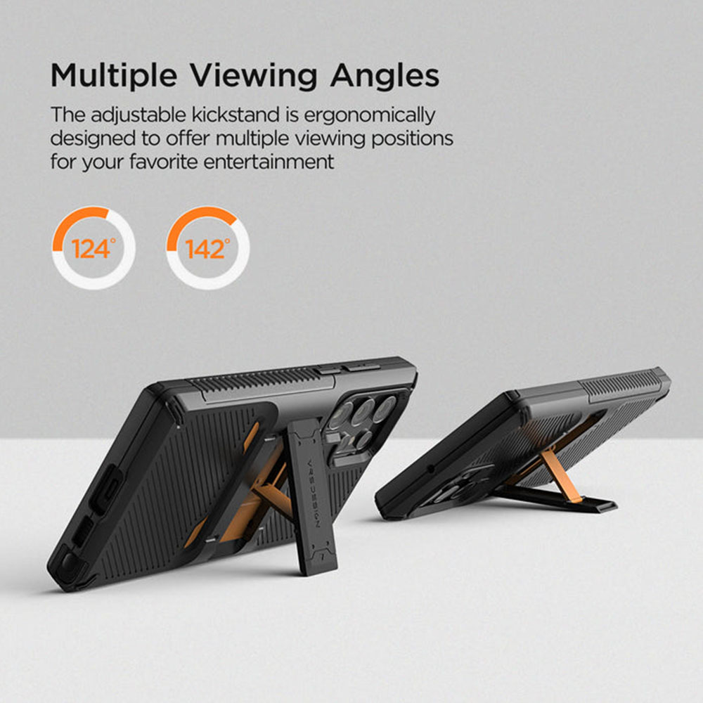 Case Samsung Galaxy S22 Ultra Plus 5G VRS Design Quick Stand Pro