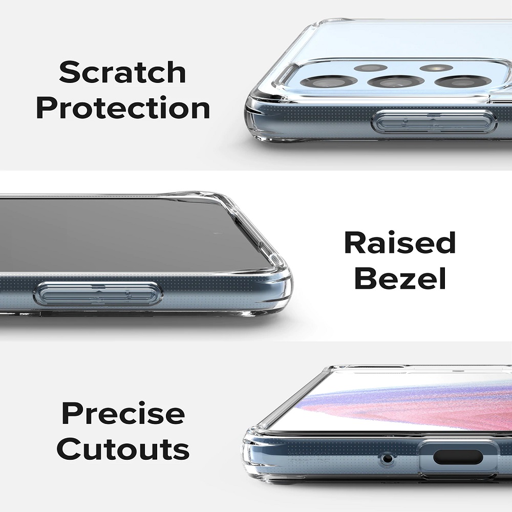 Case Samsung Galaxy A53 / A73 Ringke Fusion Anti Crack Clear Casing