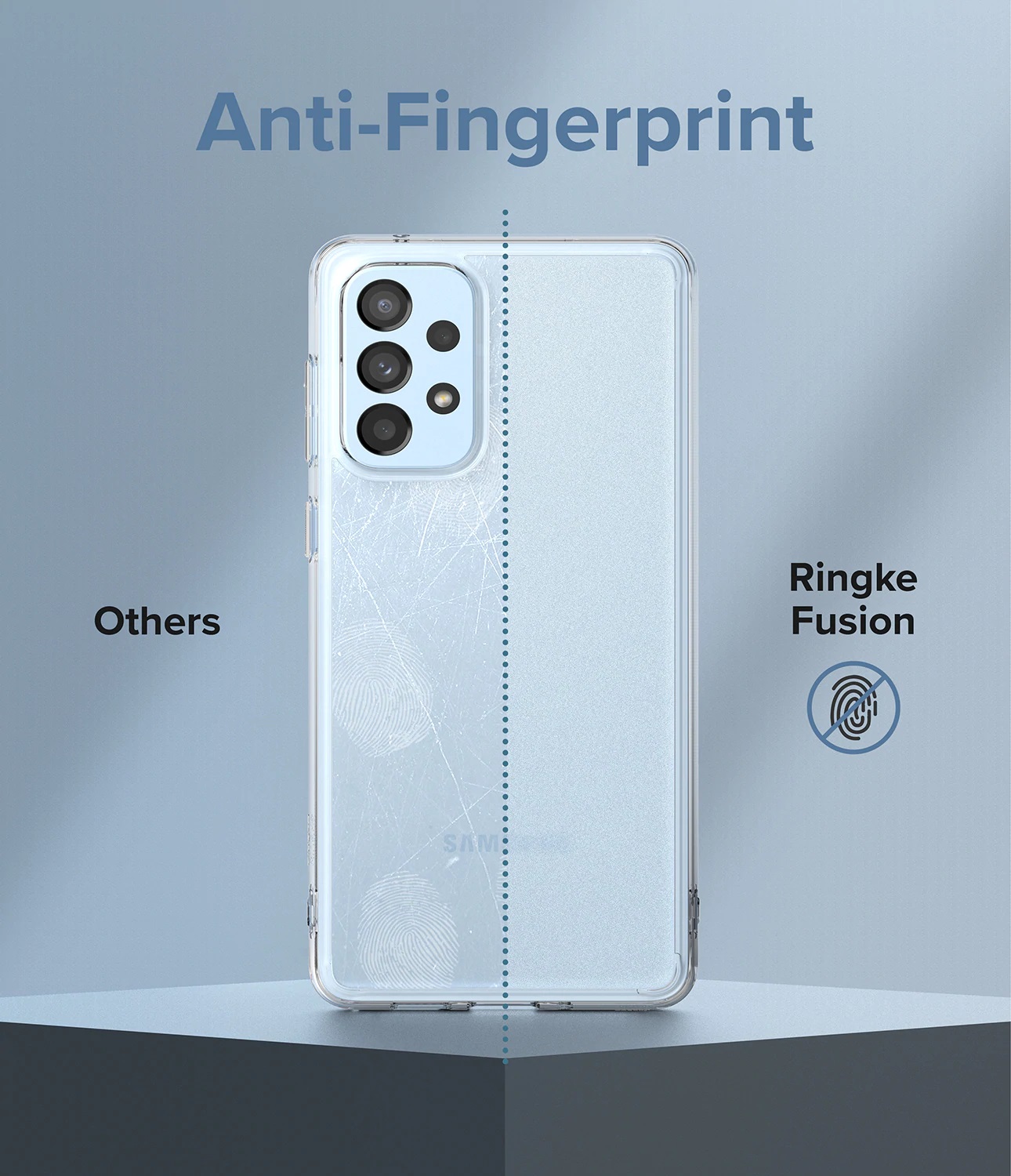 Case Samsung Galaxy A53 / A73 Ringke Fusion Anti Crack Clear Casing