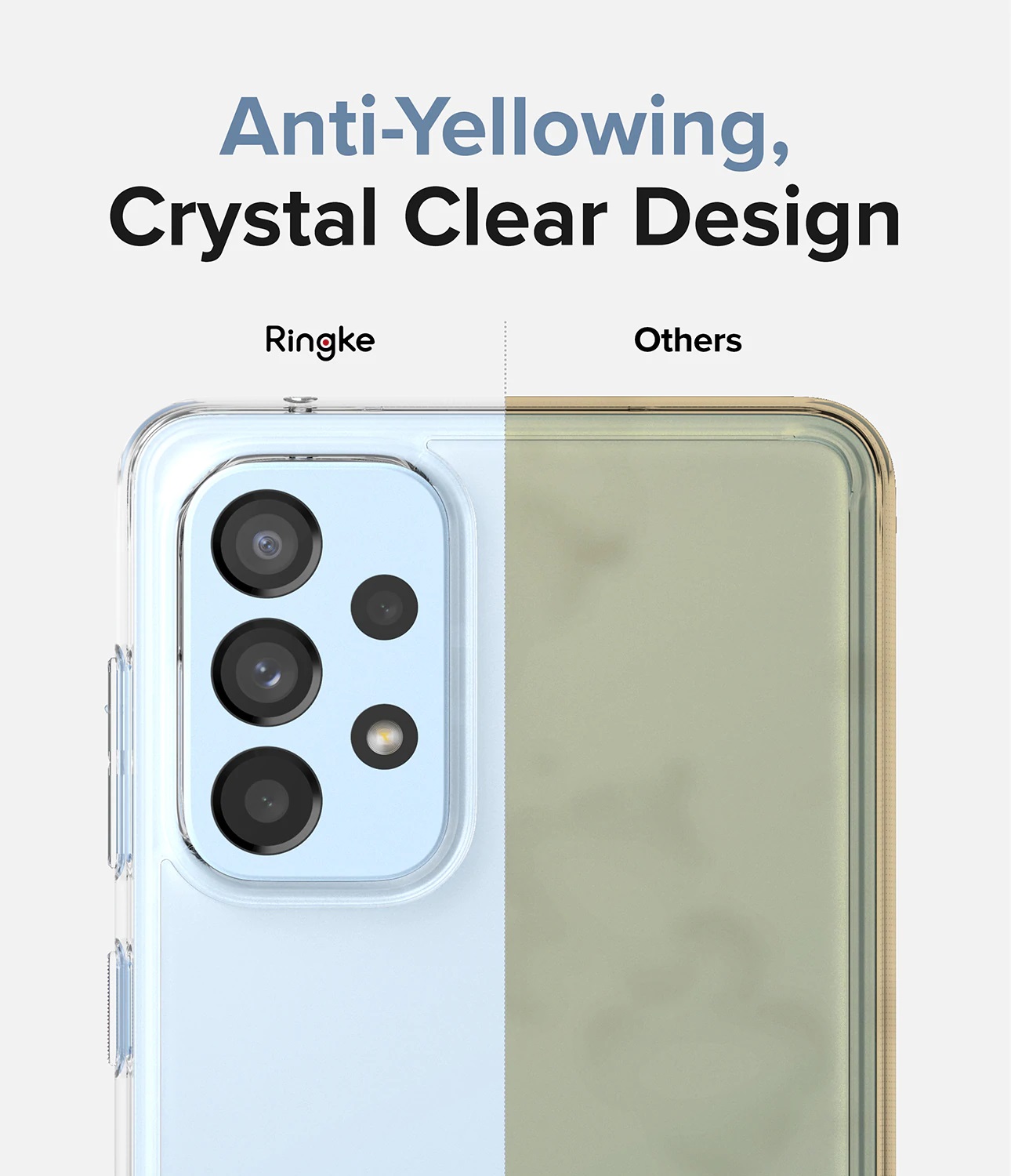 Case Samsung Galaxy A53 / A73 Ringke Fusion Anti Crack Clear Casing
