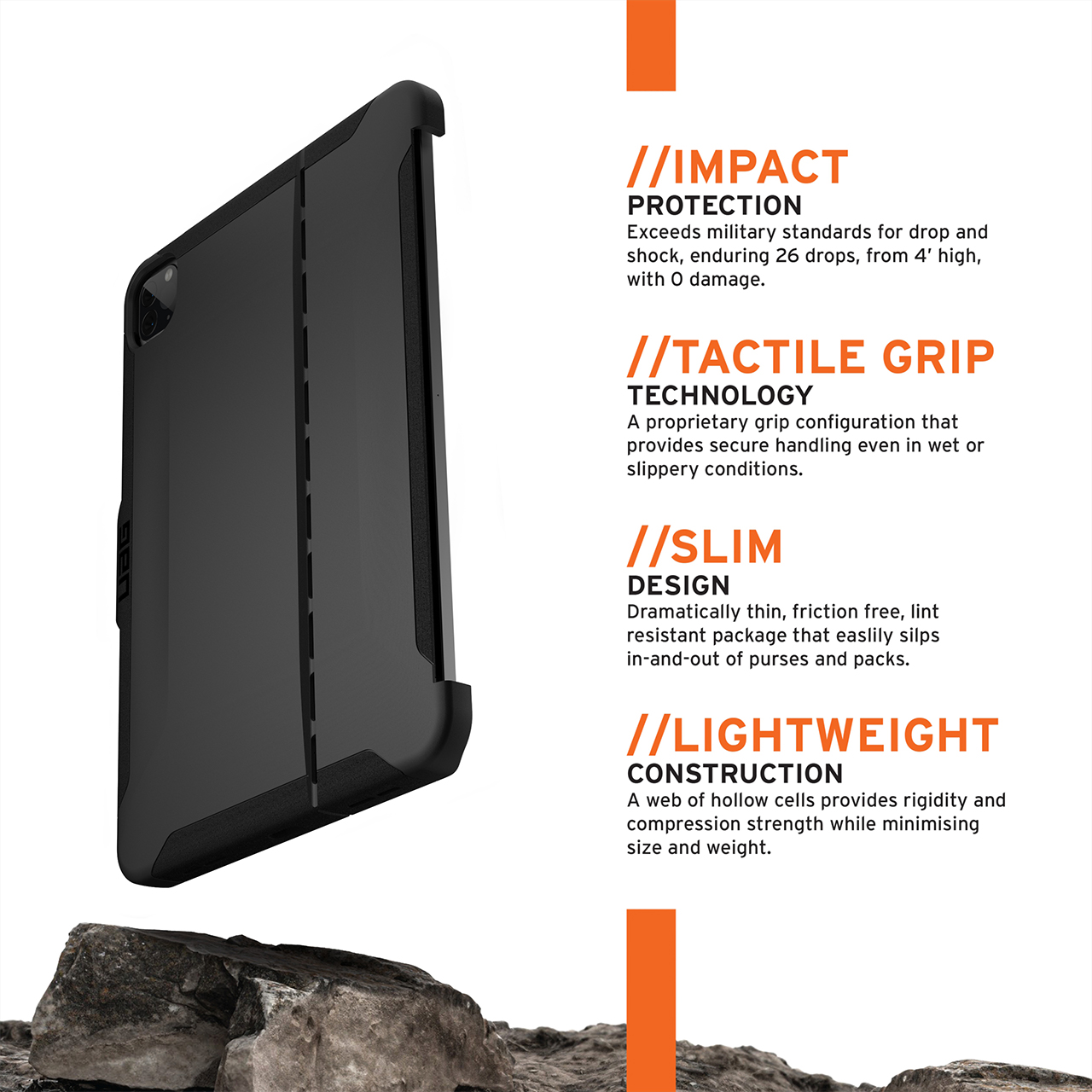 Case iPad Pro 11 2021 / Air 4/5 10.9 2022 UAG Outback Cover Casing