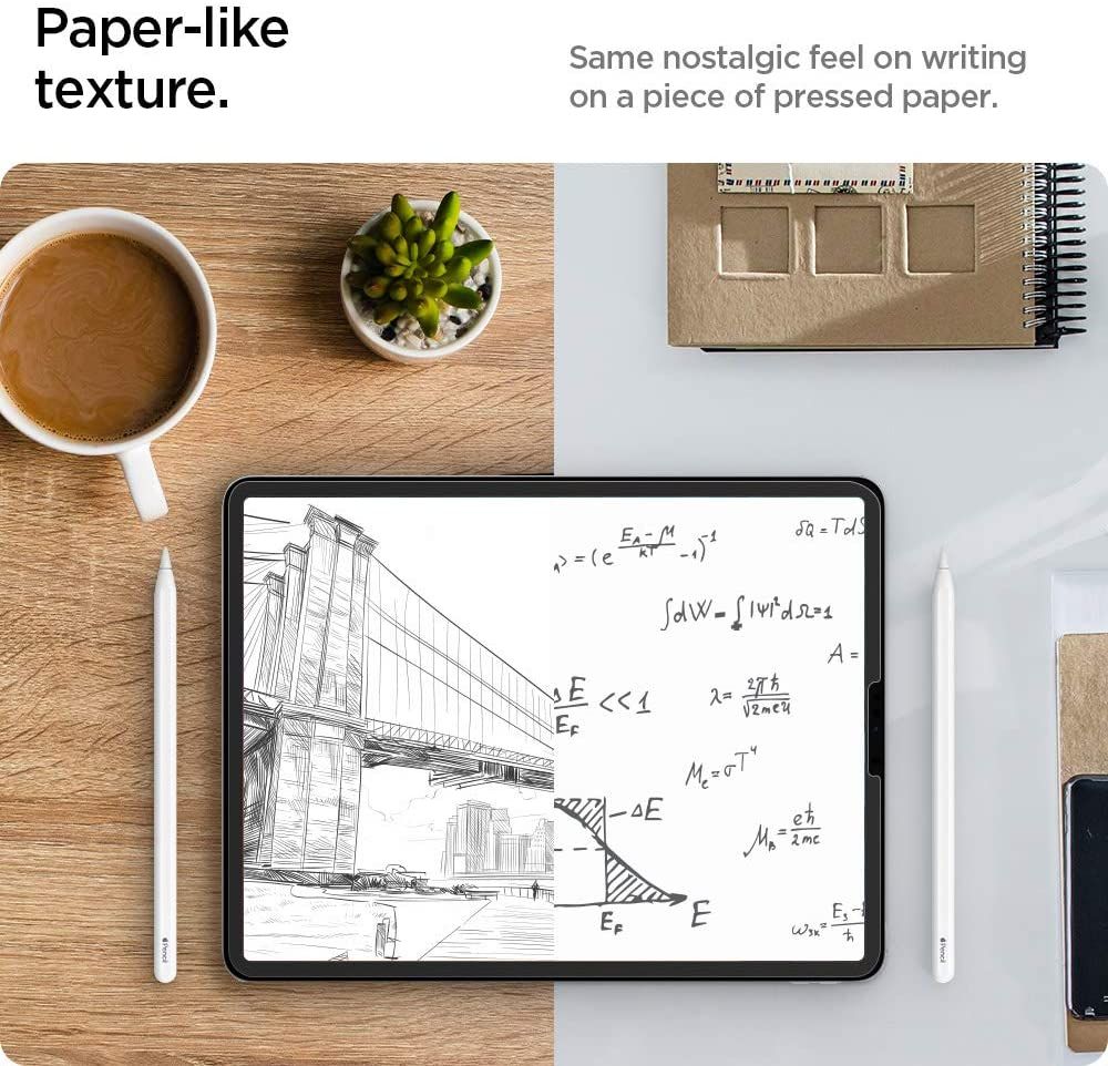 Screen Protector iPad 8 / 7 10.2 (2020 2019) Spigen Paperlike Full