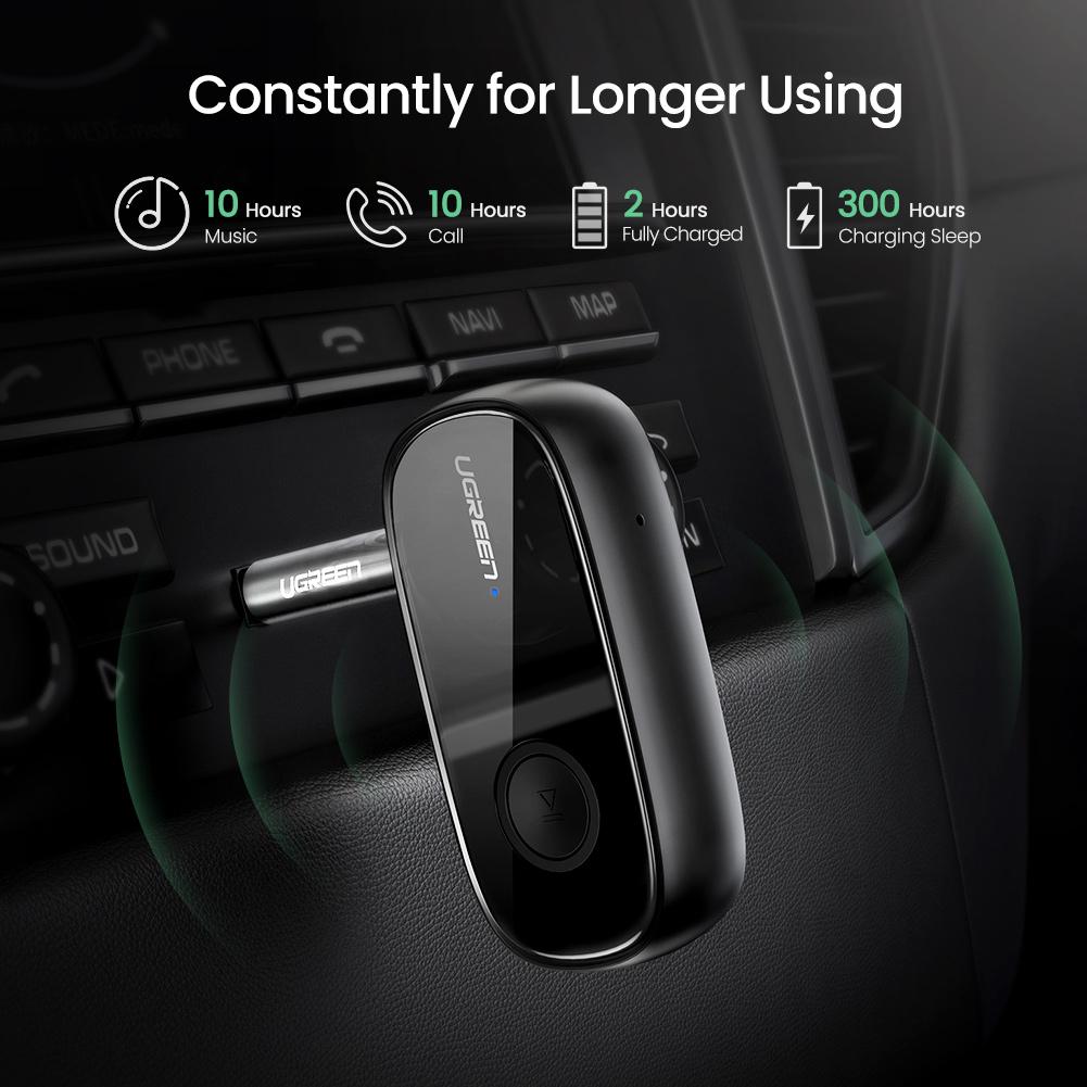 Car Bluetooth Receiver UGREEN Jack Audio 3.5mm Wireless Audio Adapter